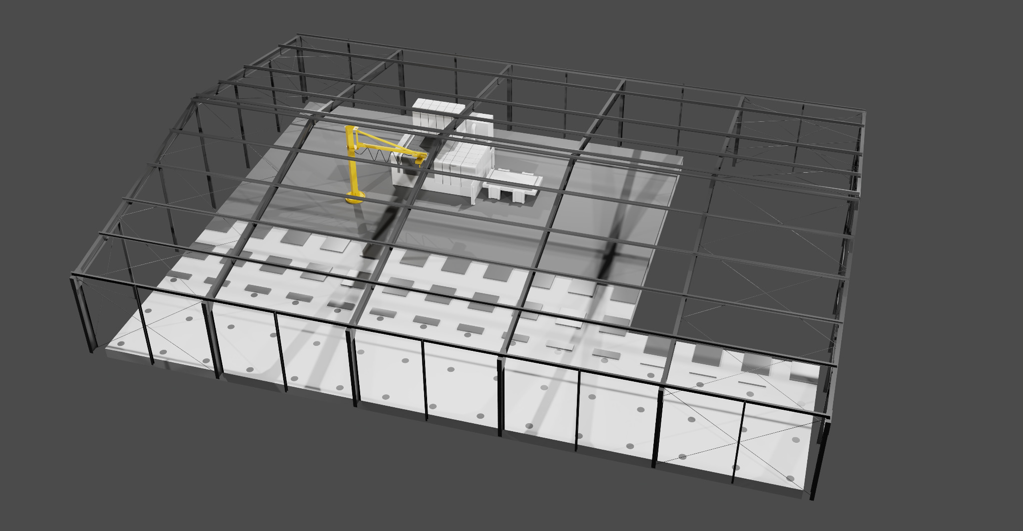 Whole-hall engineering layout study