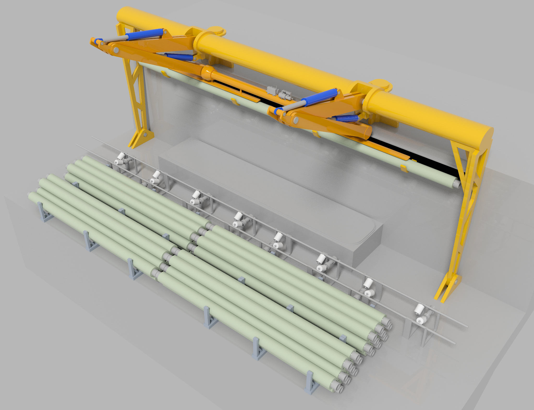 Allseas catch-frame engineering, engineering view 1