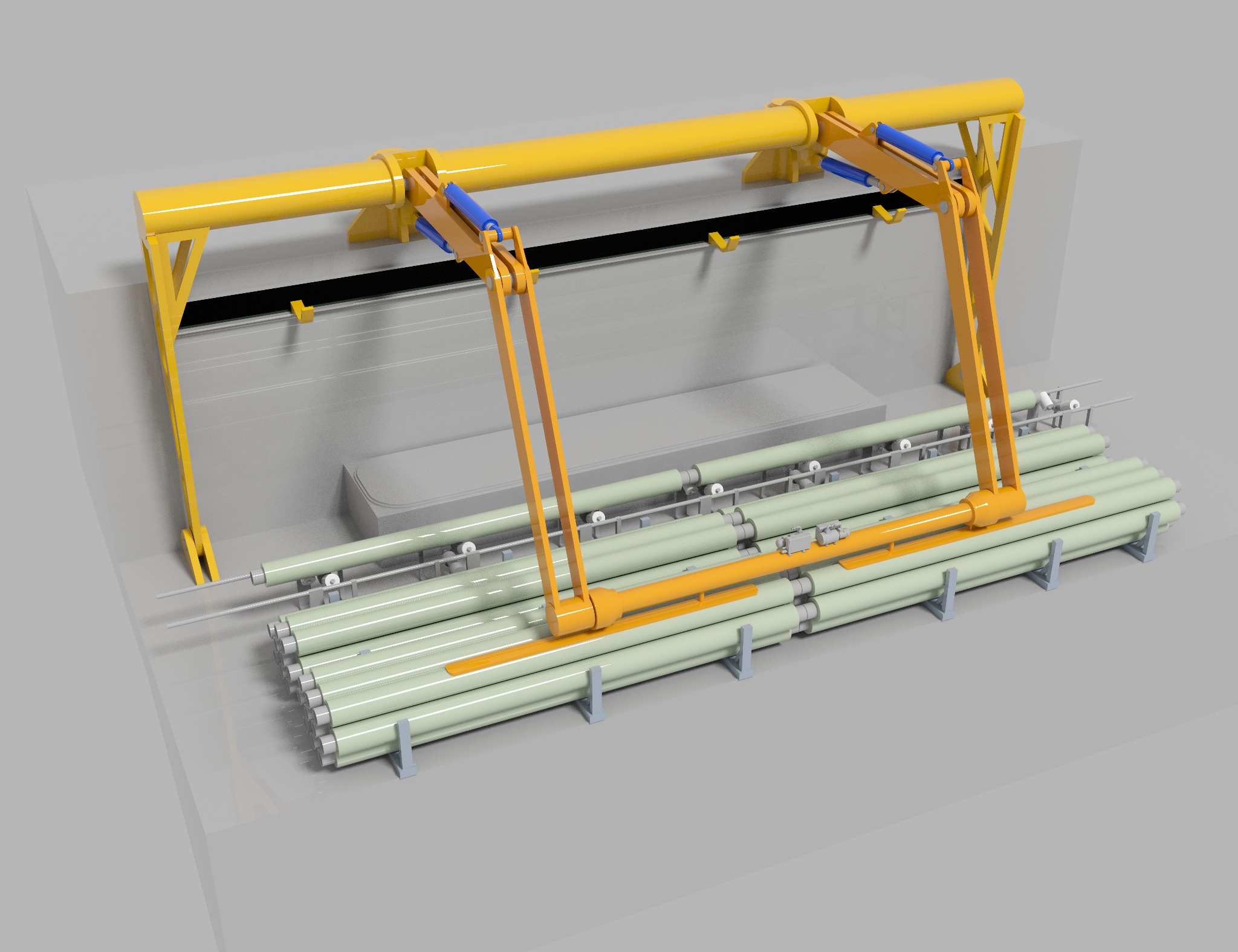 Allseas catch-frame engineering, engineering view 3