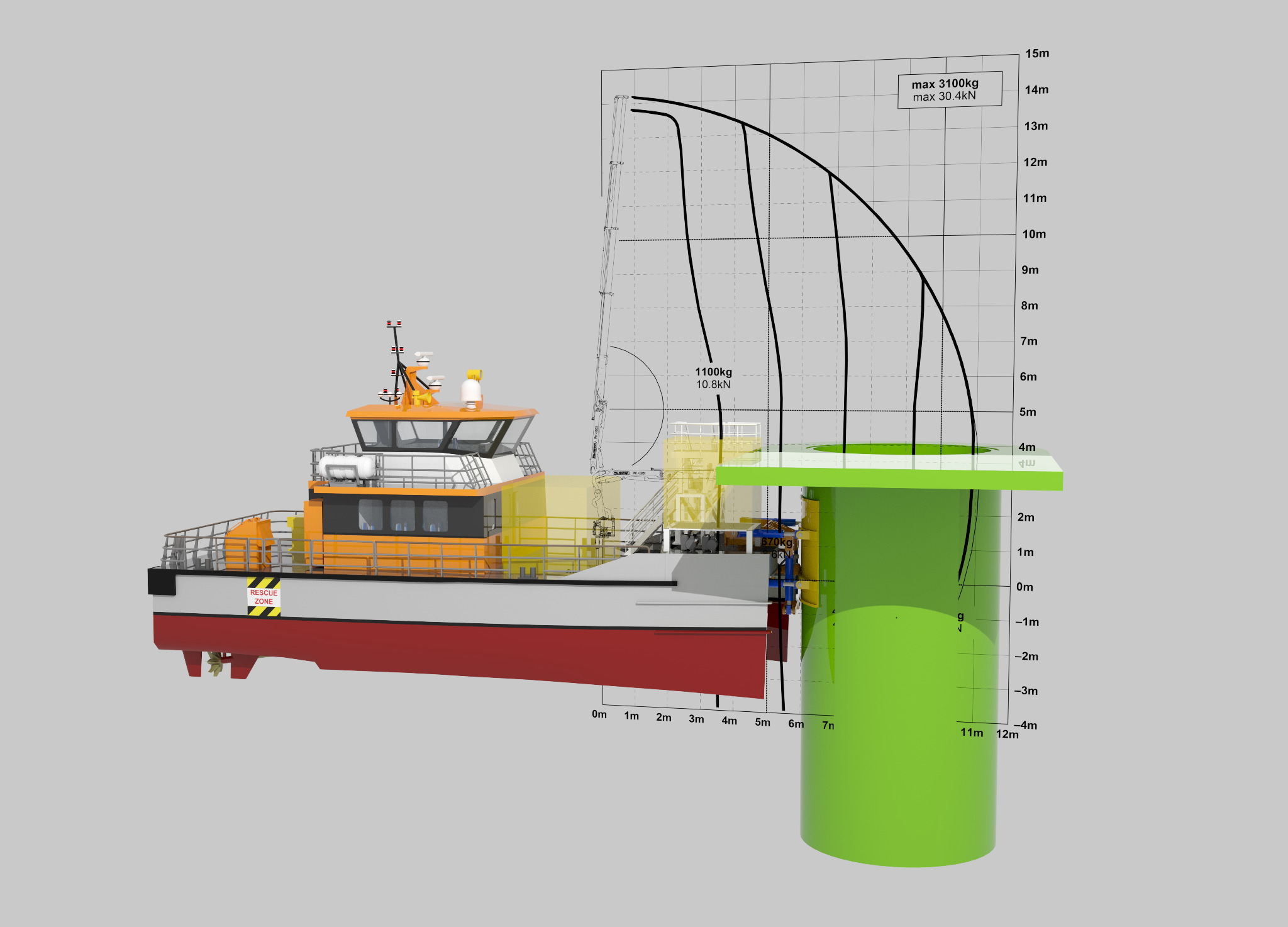 Waddenzee offshore suction system, engineering view 3